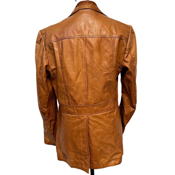 Wilson Men Vintage House of Suede & Leather Jacket Single Breasted Blazer FLAW - Picture 7 of 12